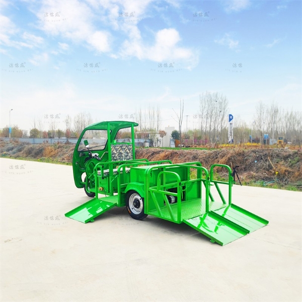 四桶門板帶棚電動(dòng)三輪保潔車