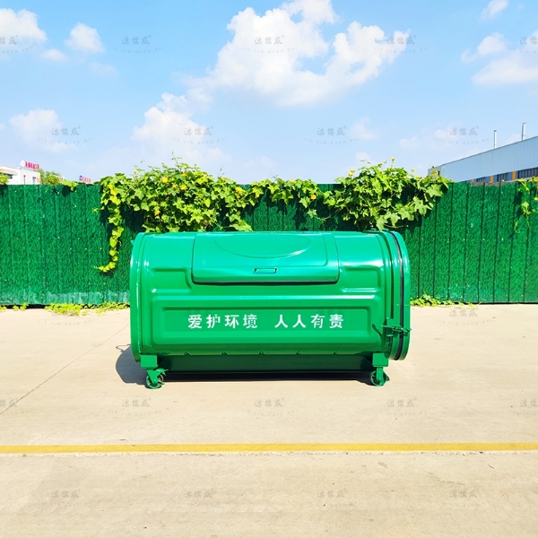 戶(hù)外3方壓膜垃圾箱