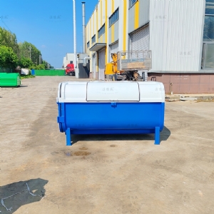 支腿圓弧型側(cè)開門垃圾箱